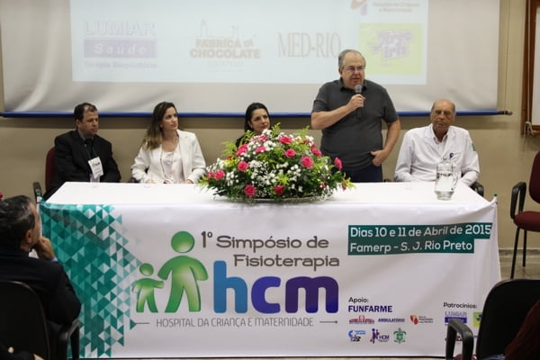 Hospital da Criança e Maternidade, de São José do Rio Preto, promove o 1º Simpósio de Fisioterapia, nesta sexta-feira e sábado, 10 e 11 de abril