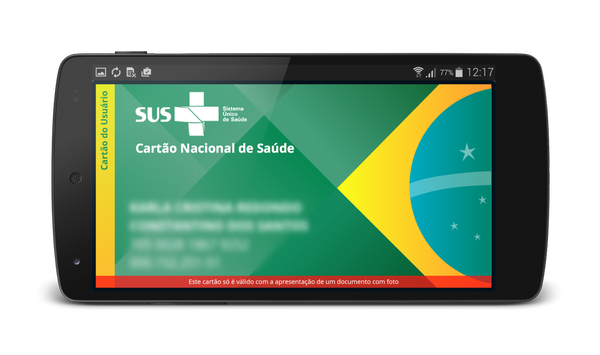 Ministério da Saúde lança versão digital do cartão SUS